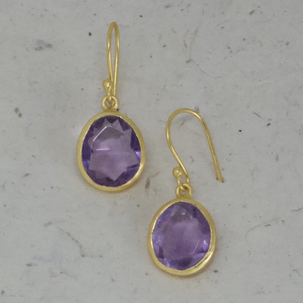 Jaipur Amethyst Earrings