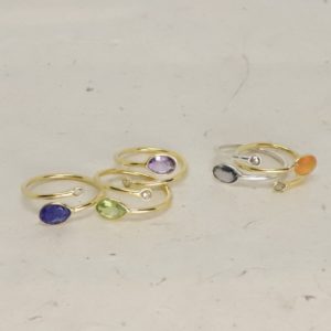 Spirale Amethyst Ring - Image 3