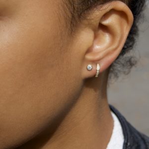Mini diamond hoop - Image 2