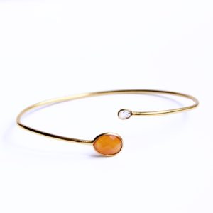 Spirale Carnelian Bracelet