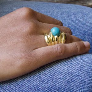 Girafe Turquoise ring