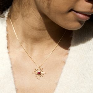 Red Sun Pendant