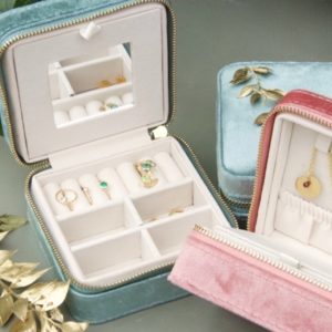 Coffret velours bleu – Image 4