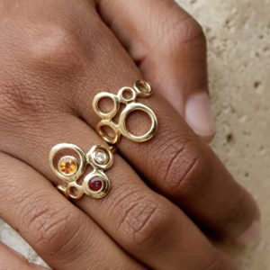 Bague Bulles or – Image 3