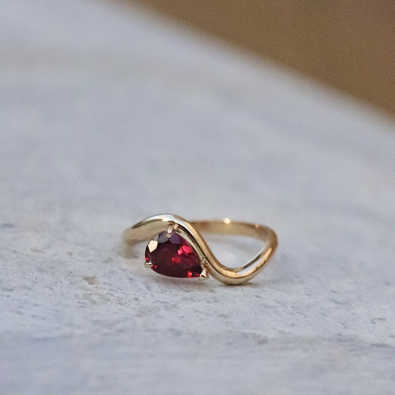 Bague Dune rubellite – Image 3