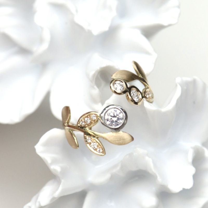 Bague Grande Glycine Diamant