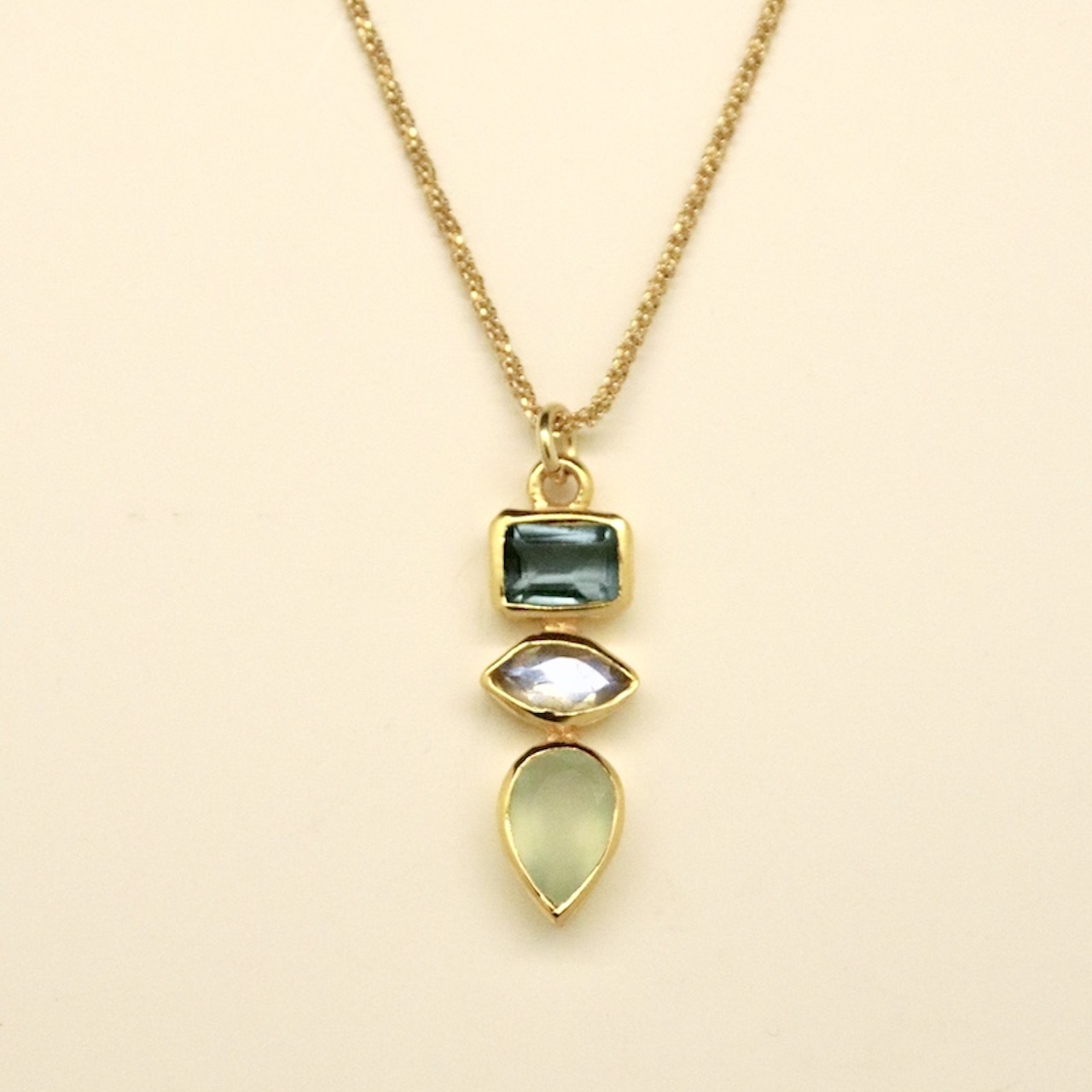 Collier Serena Bleu Vert