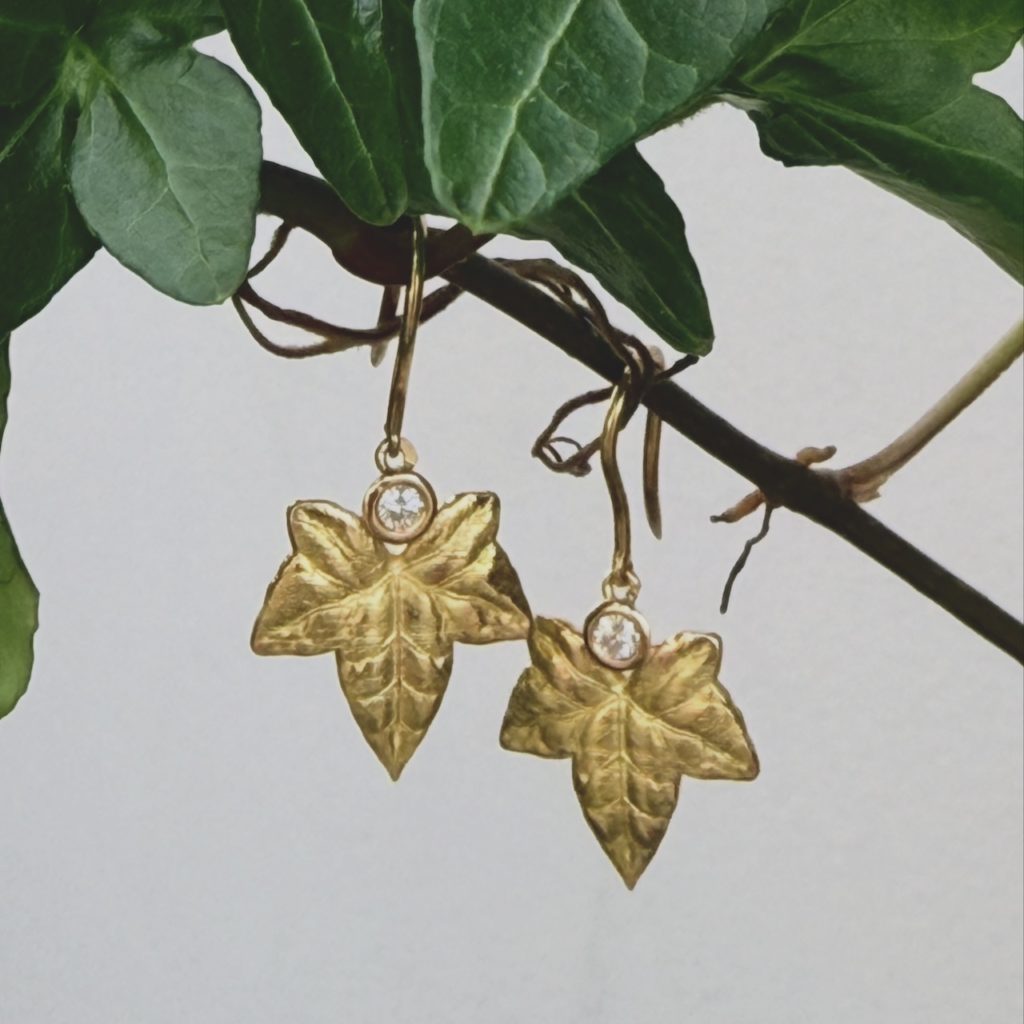 Boucles d'oreilles Lierre